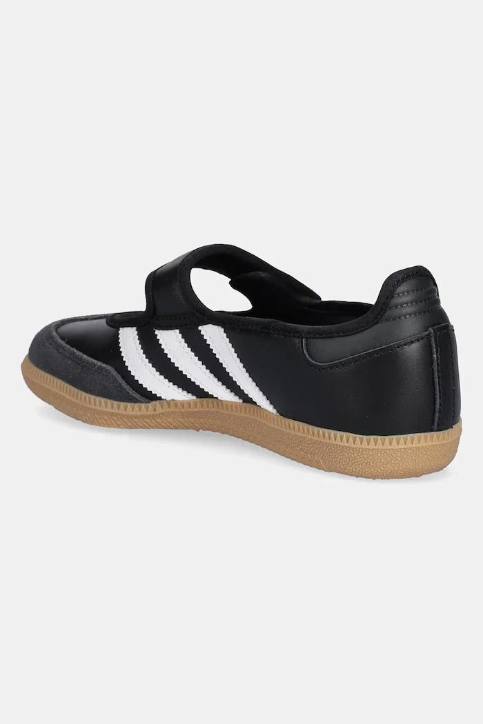 adidas Originals Кожени балеринки Samba Jane в черно JQ6445