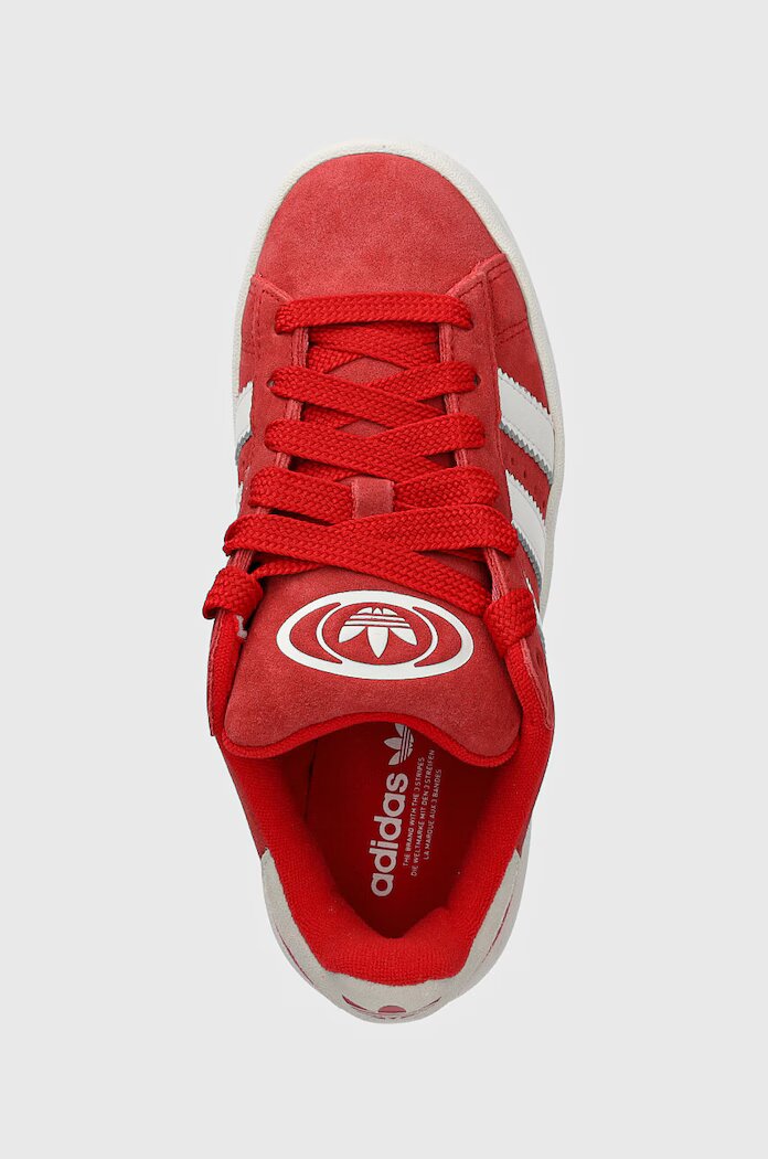 adidas Originals Кожени маратонки Campus 00s J в червено IG1230