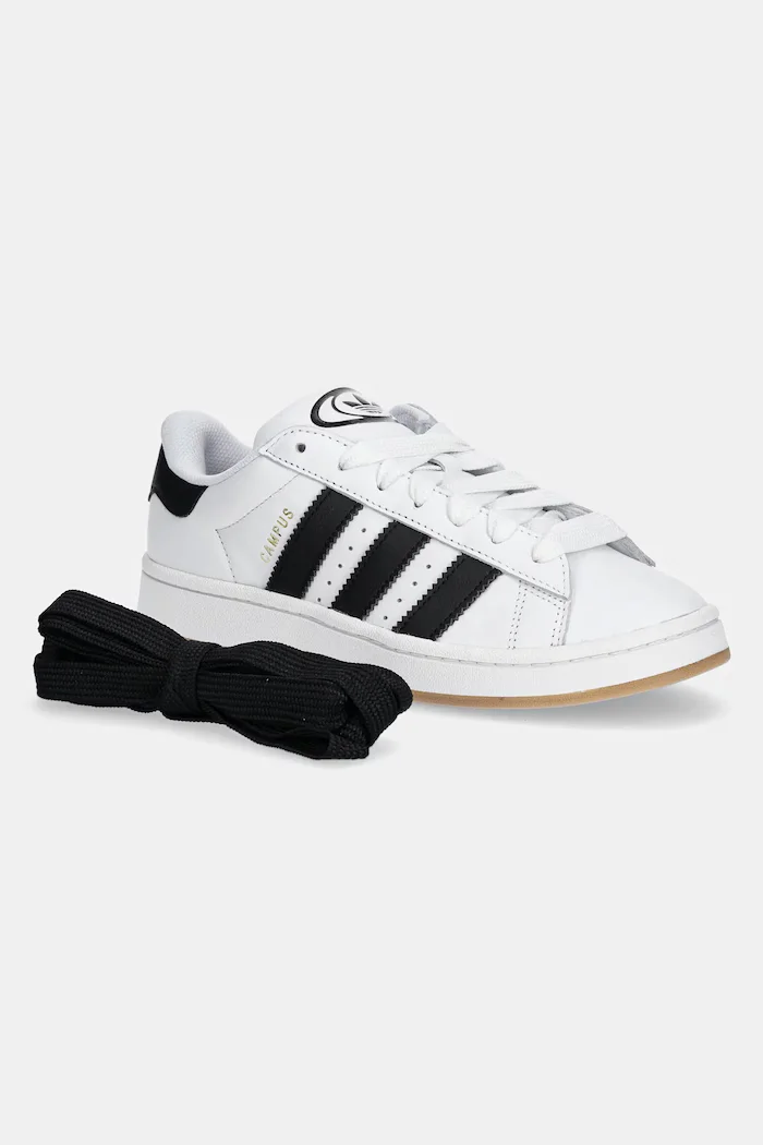 adidas Originals Кожени маратонки Campus 00s в бяло JP9998