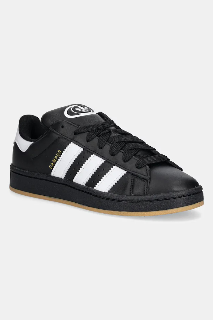 adidas Originals Кожени маратонки Campus 00s в черно JP9997
