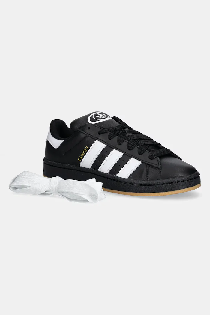 adidas Originals Кожени маратонки Campus 00s в черно JP9997
