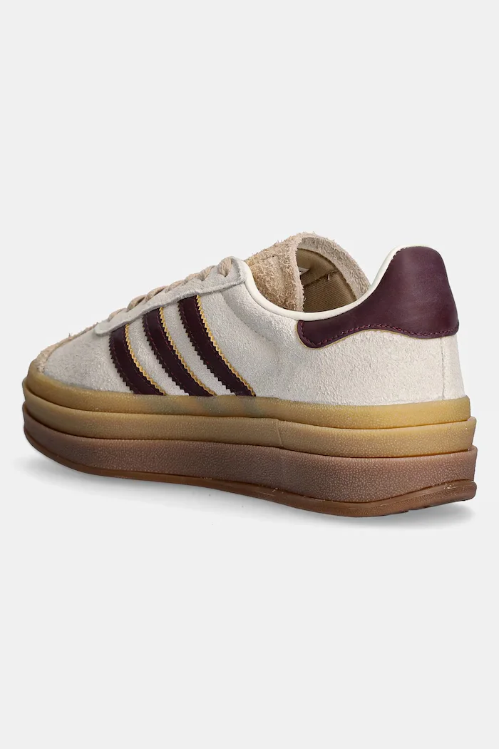 adidas Originals Кожени маратонки Gazelle Bold в бежово JQ5127