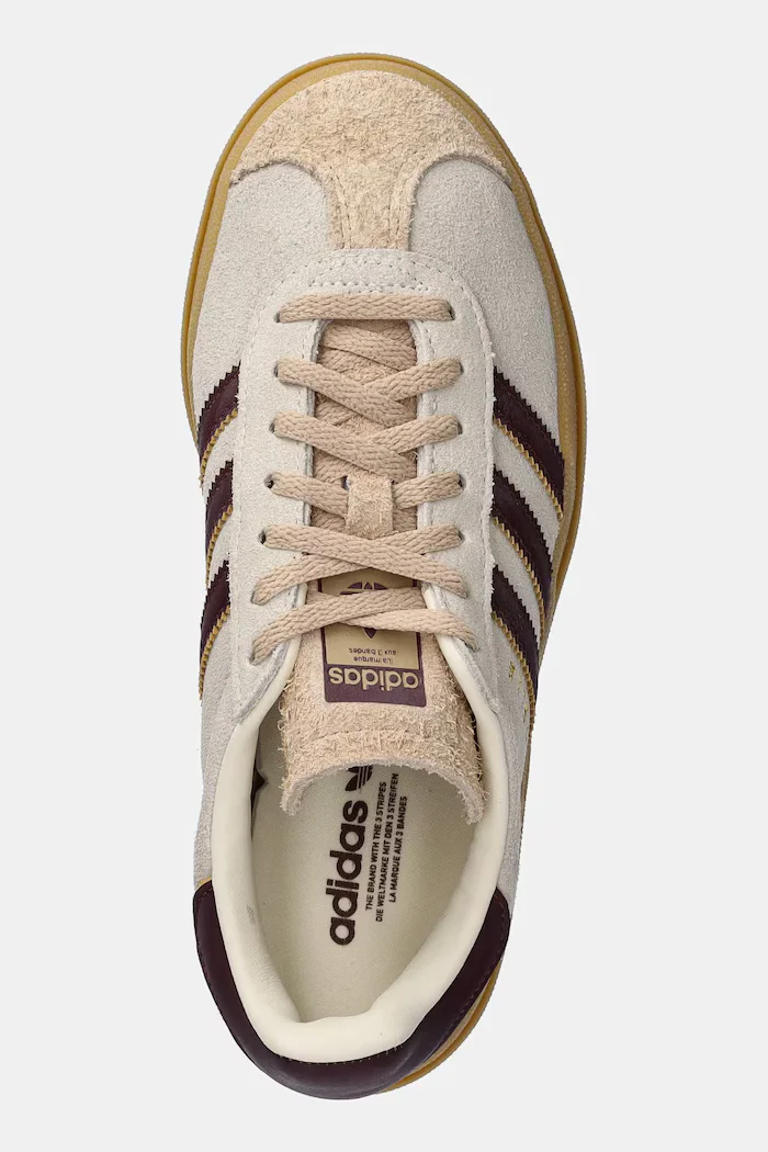 adidas Originals Кожени маратонки Gazelle Bold в бежово JQ5127