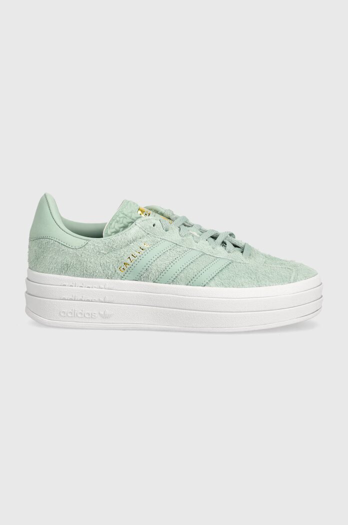 adidas Originals Кожени маратонки Gazelle Bold в тюркоазено IG4381