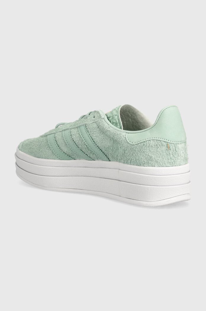 adidas Originals Кожени маратонки Gazelle Bold в тюркоазено IG4381