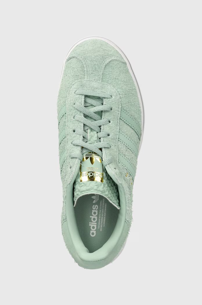 adidas Originals Кожени маратонки Gazelle Bold в тюркоазено IG4381
