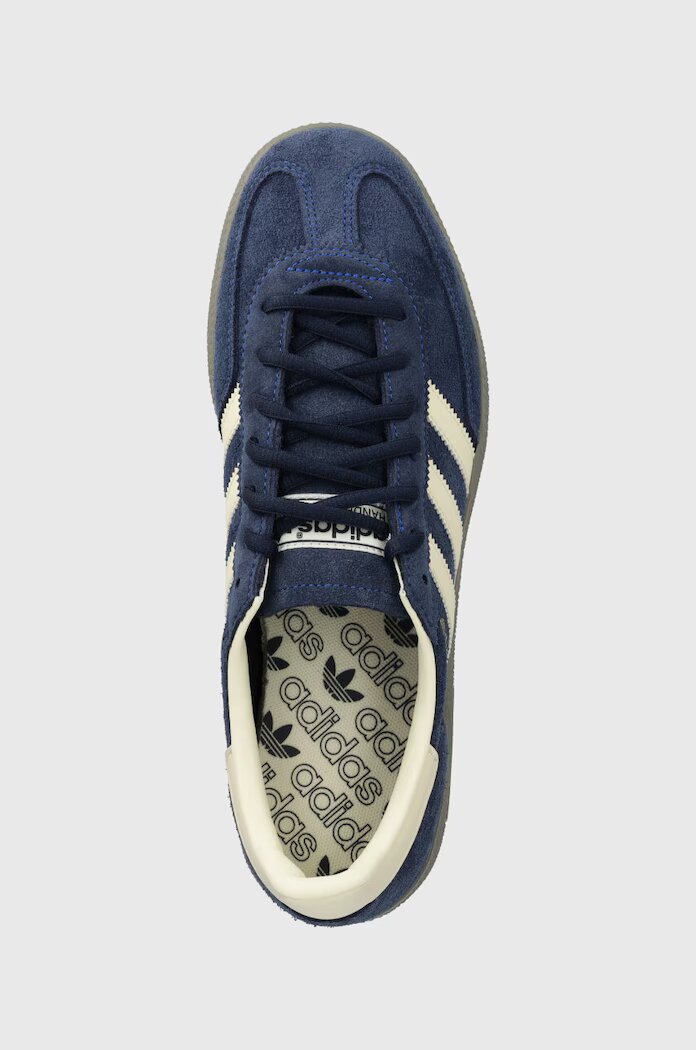 adidas Originals Кожени маратонки Hanball Spezial в тъмносиньо IF7087