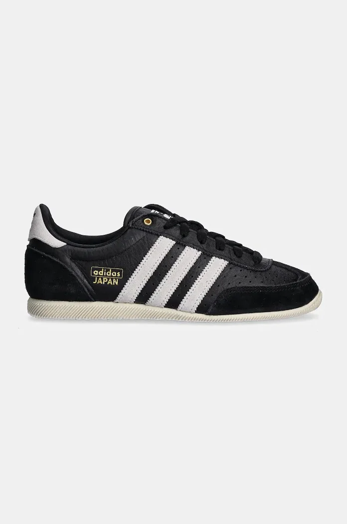 adidas Originals Кожени маратонки Japan W в черно IH5490
