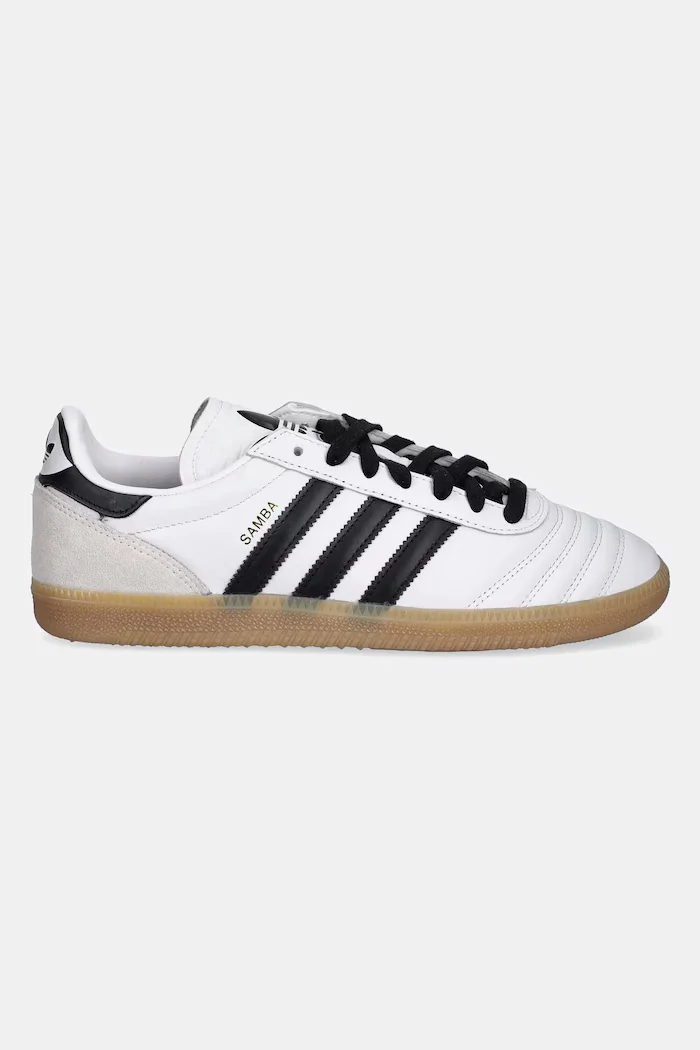adidas Originals Кожени маратонки Samba JP в бяло JQ9055