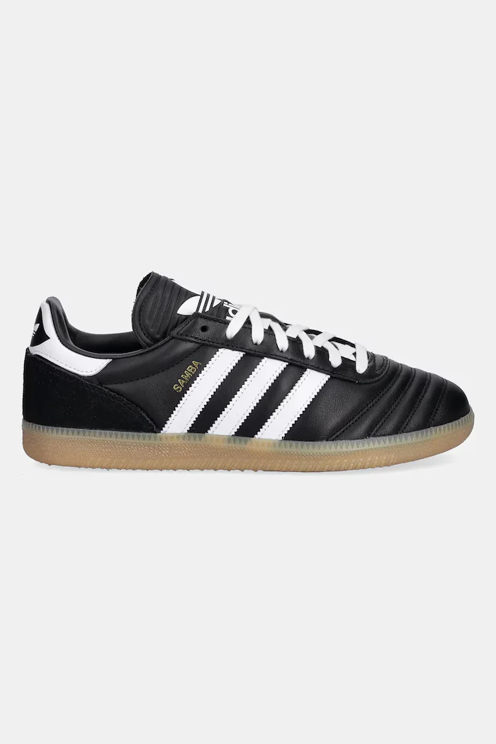 adidas Originals Кожени маратонки Samba JP в черно JQ9056