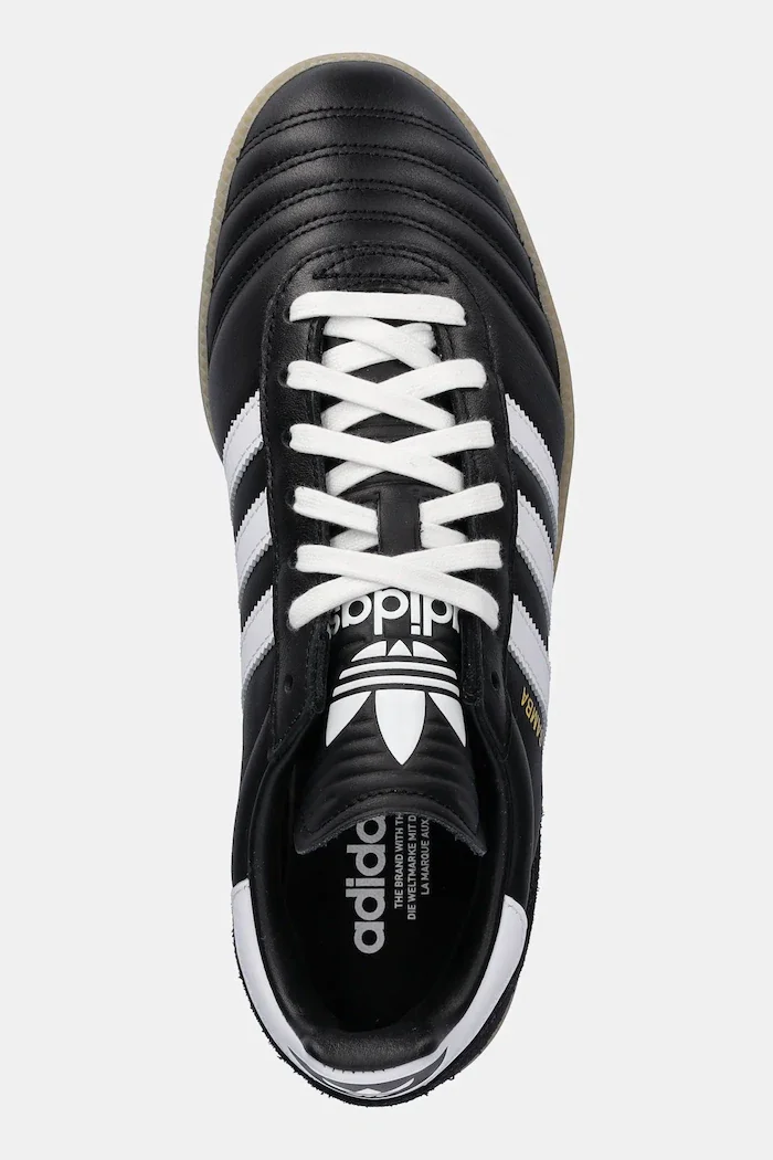 adidas Originals Кожени маратонки Samba JP в черно JQ9056