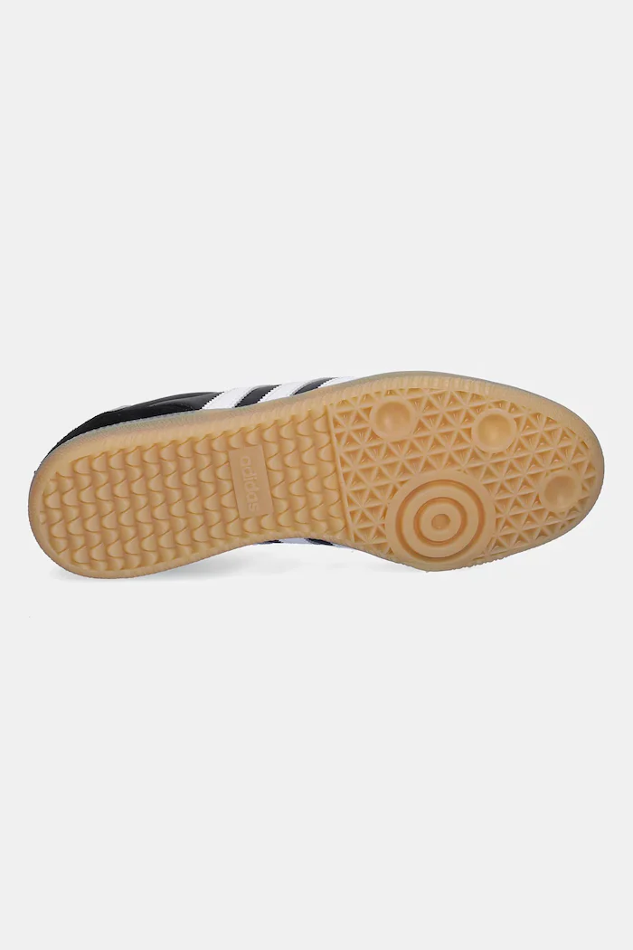 adidas Originals Кожени маратонки Samba JP в черно JQ9056