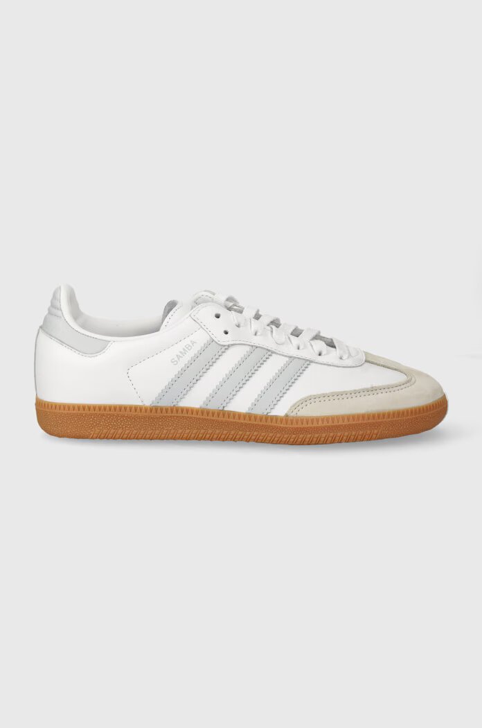 adidas Originals Кожени маратонки Samba OG в бяло IE0877