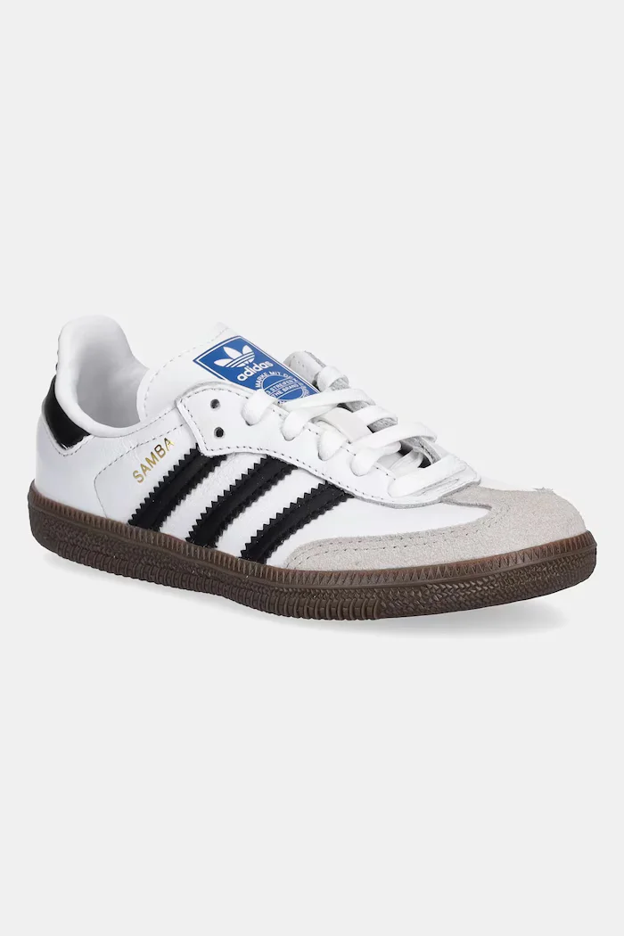 adidas Originals Кожени маратонки SAMBA OG в бяло IE3677