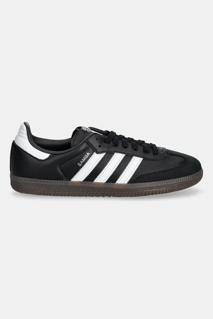 adidas Originals Кожени маратонки Samba OG x Jeremy Scott в черно JQ8835