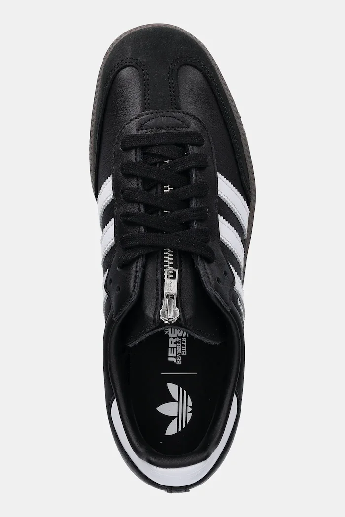 adidas Originals Кожени маратонки Samba OG x Jeremy Scott в черно JQ8835