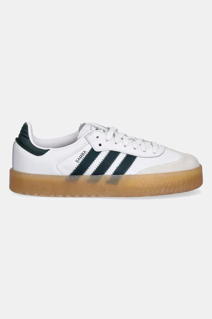 adidas Originals Кожени маратонки Sambae в бяло JQ0983