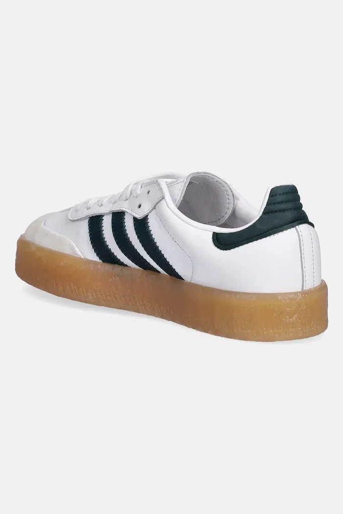 adidas Originals Кожени маратонки Sambae в бяло JQ0983