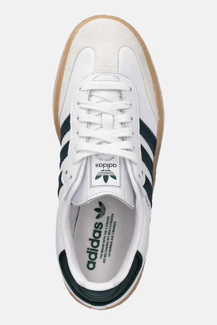 adidas Originals Кожени маратонки Sambae в бяло JQ0983