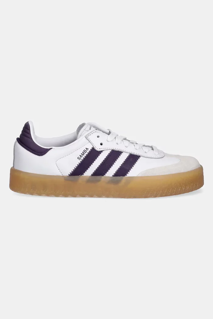 adidas Originals Кожени маратонки Sambae в бяло JS3941