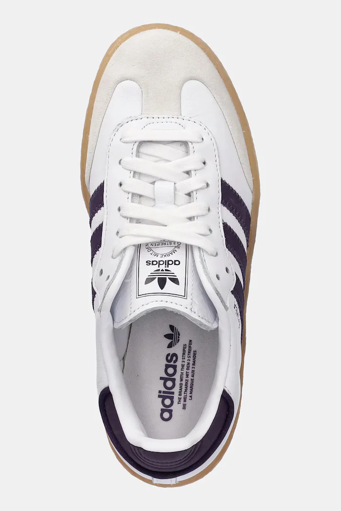 adidas Originals Кожени маратонки Sambae в бяло JS3941