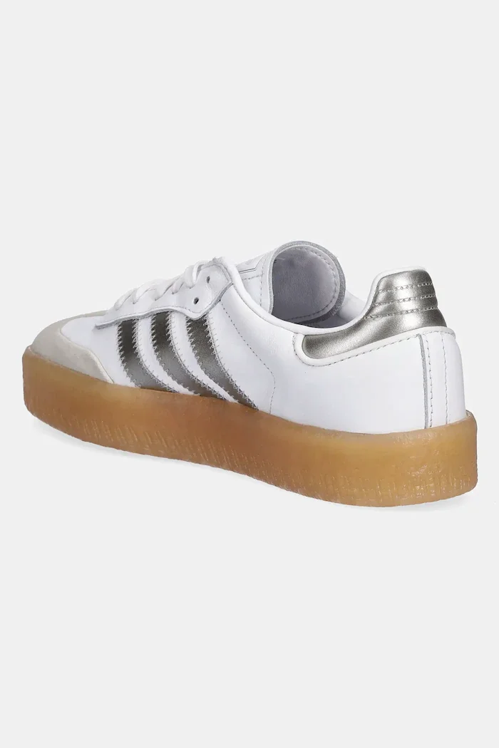 adidas Originals Кожени маратонки Sambae W в бяло JS3943