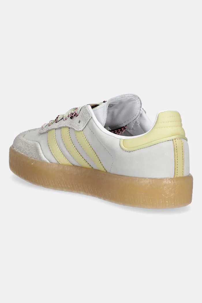 adidas Originals Кожени маратонки Sambae W в сиво JI2739