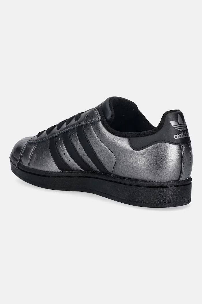 adidas Originals Кожени маратонки Superstar II в черно IH1598