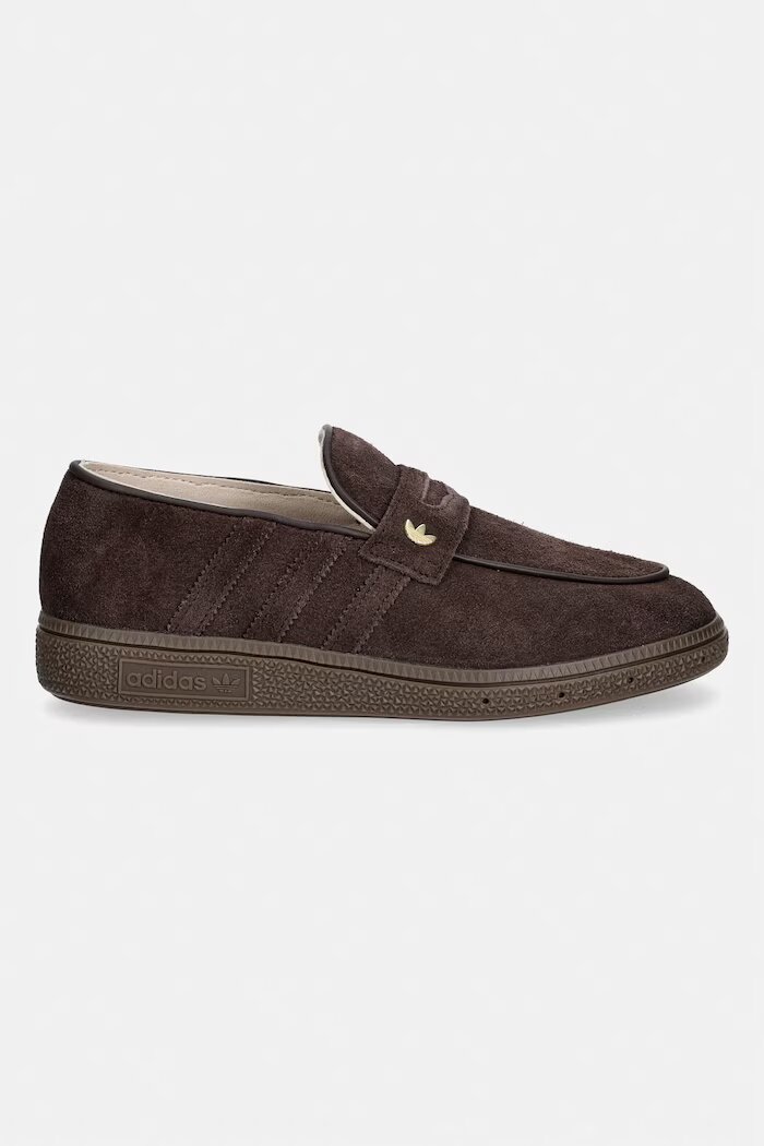 adidas Originals Лордси женски велурени Handball Spezial Loafer кафяви KJ2533
