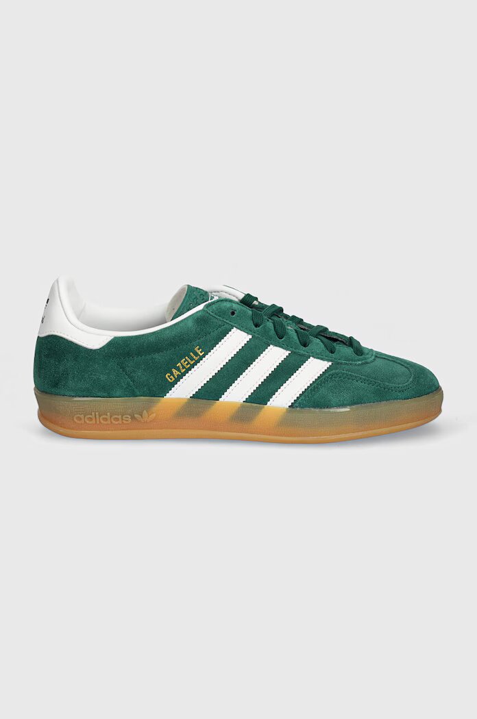 adidas Originals Маратонки Gazelle Indoor зелен цвят JI2062