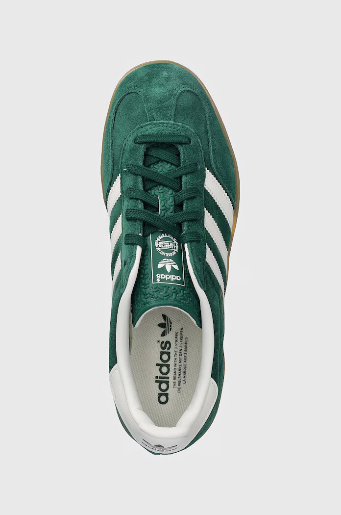 adidas Originals Маратонки Gazelle Indoor зелен цвят JI2062