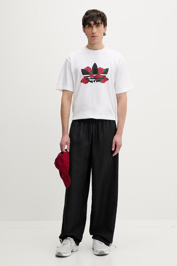 adidas Originals мъжко долнище Windbreak черно с висока талия JZ6966
