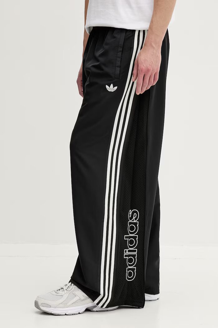 adidas Originals мъжко долнище Windbreak черно с висока талия JZ6966