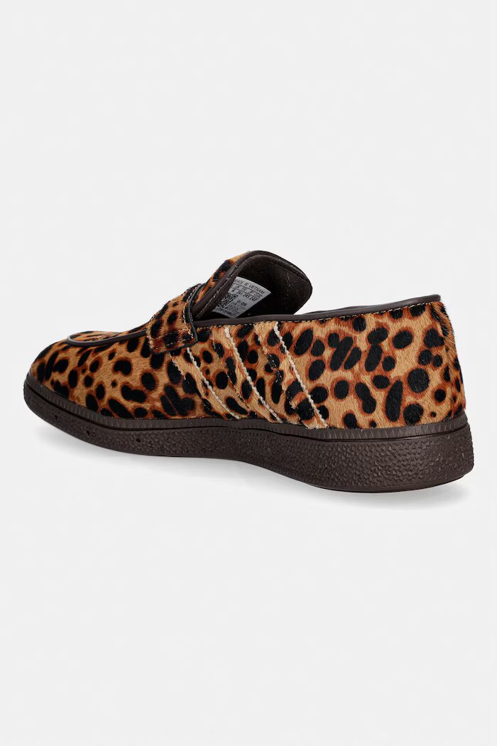 adidas Originals мокасини дамски кожени Handball Spezial Loafer кафяви KJ2526