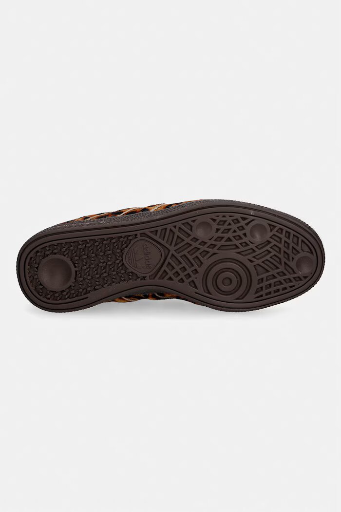 adidas Originals мокасини дамски кожени Handball Spezial Loafer кафяви KJ2526