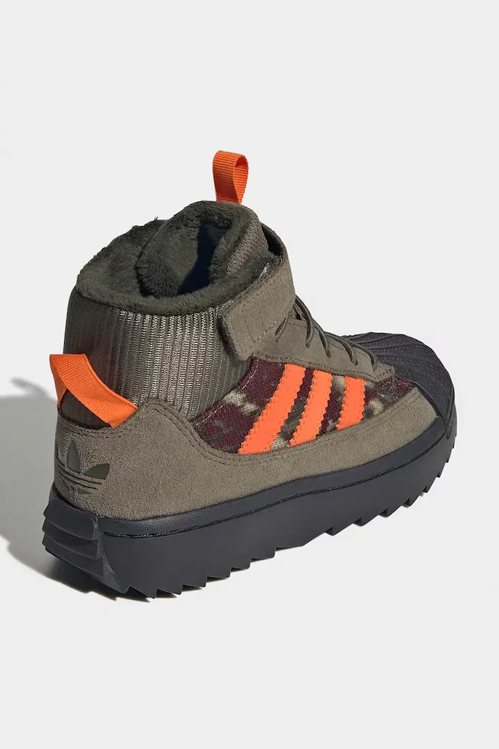 adidas Originals обувки за деца SUPERSTAR WINTER TREK зелени KH9792