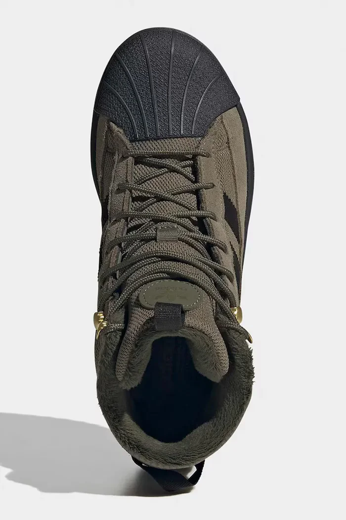 adidas Originals обувки зимни обувки за деца SUPERSTAR WINTER TREK зелени KJ9813