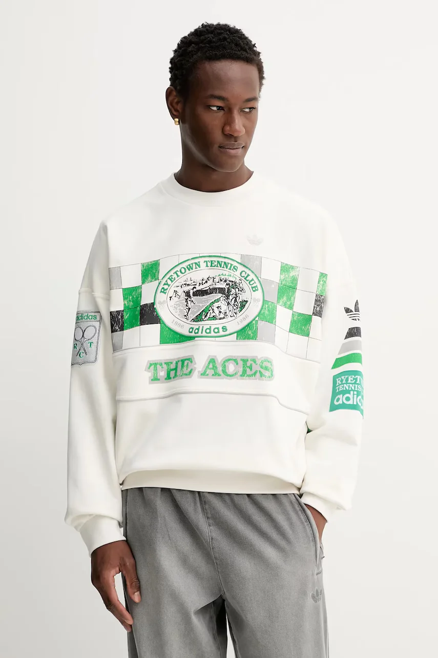 adidas Originals Памучен суичър Court Crew