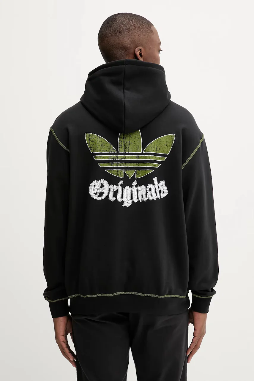 adidas Originals Памучен суичър Grfx Hoodie