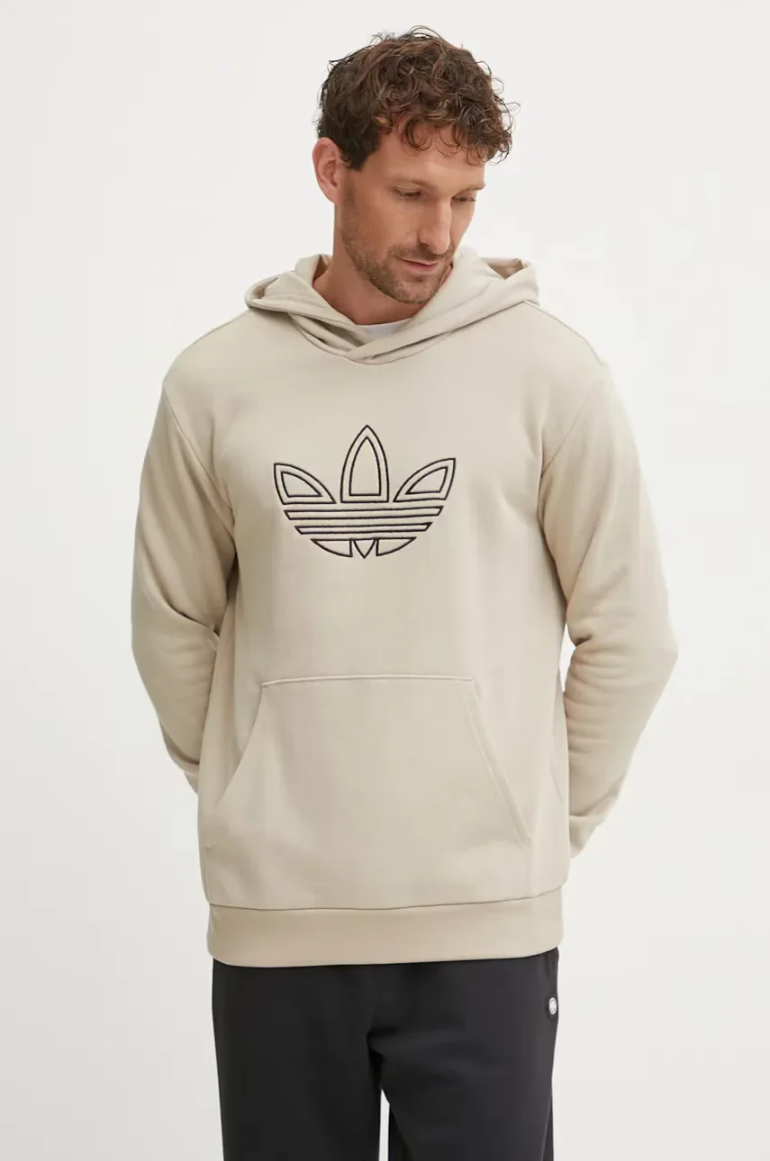 adidas Originals Памучен суичър Outline Hoodie