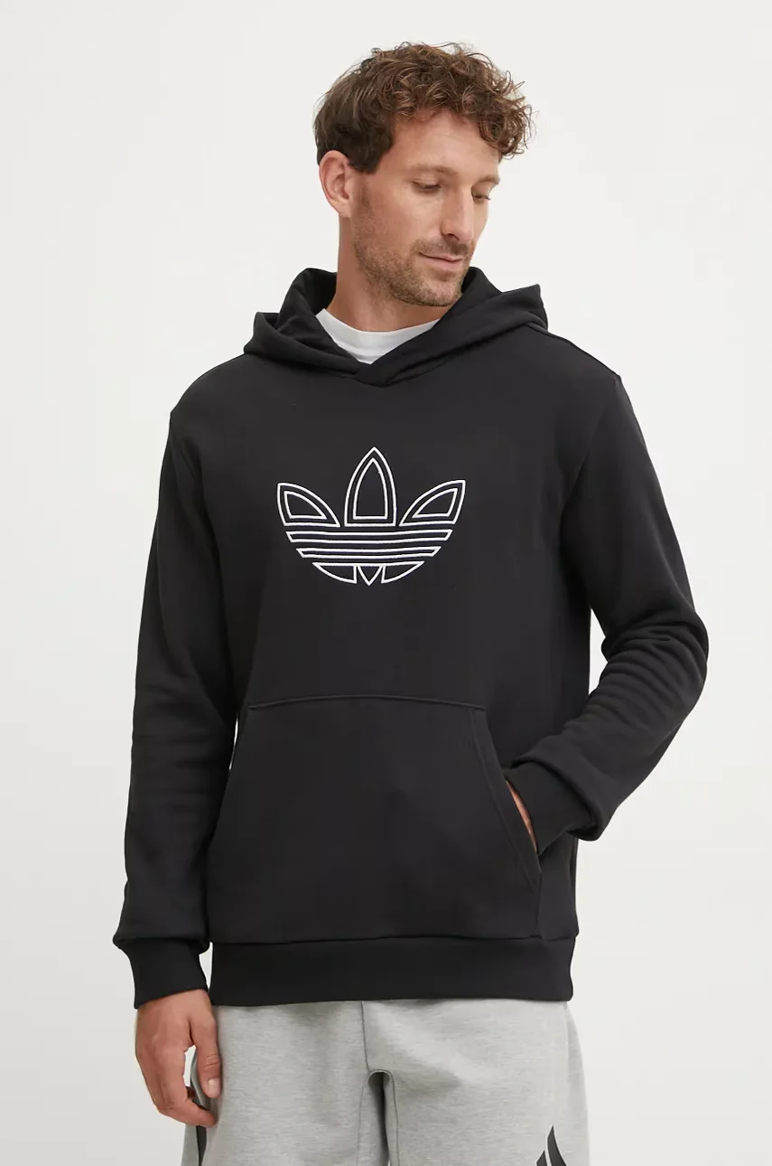 adidas Originals Памучен суичър Outline Hoodie