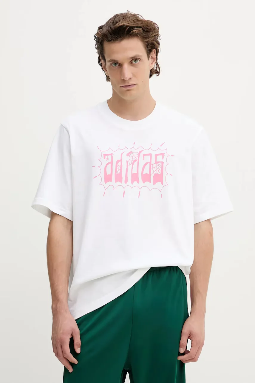 adidas Originals Памучна тениска Distressed Oversized Te