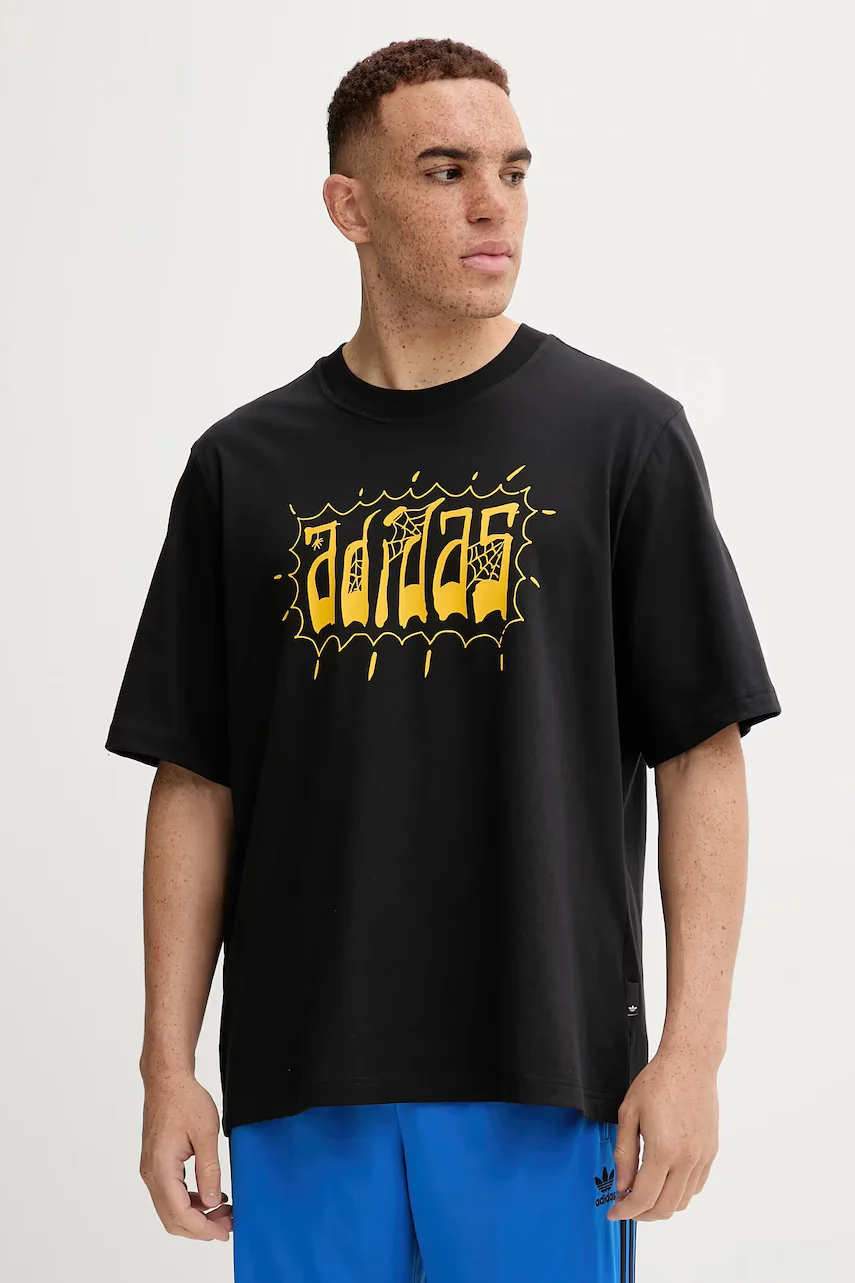 adidas Originals Памучна тениска Distressed Oversized Te