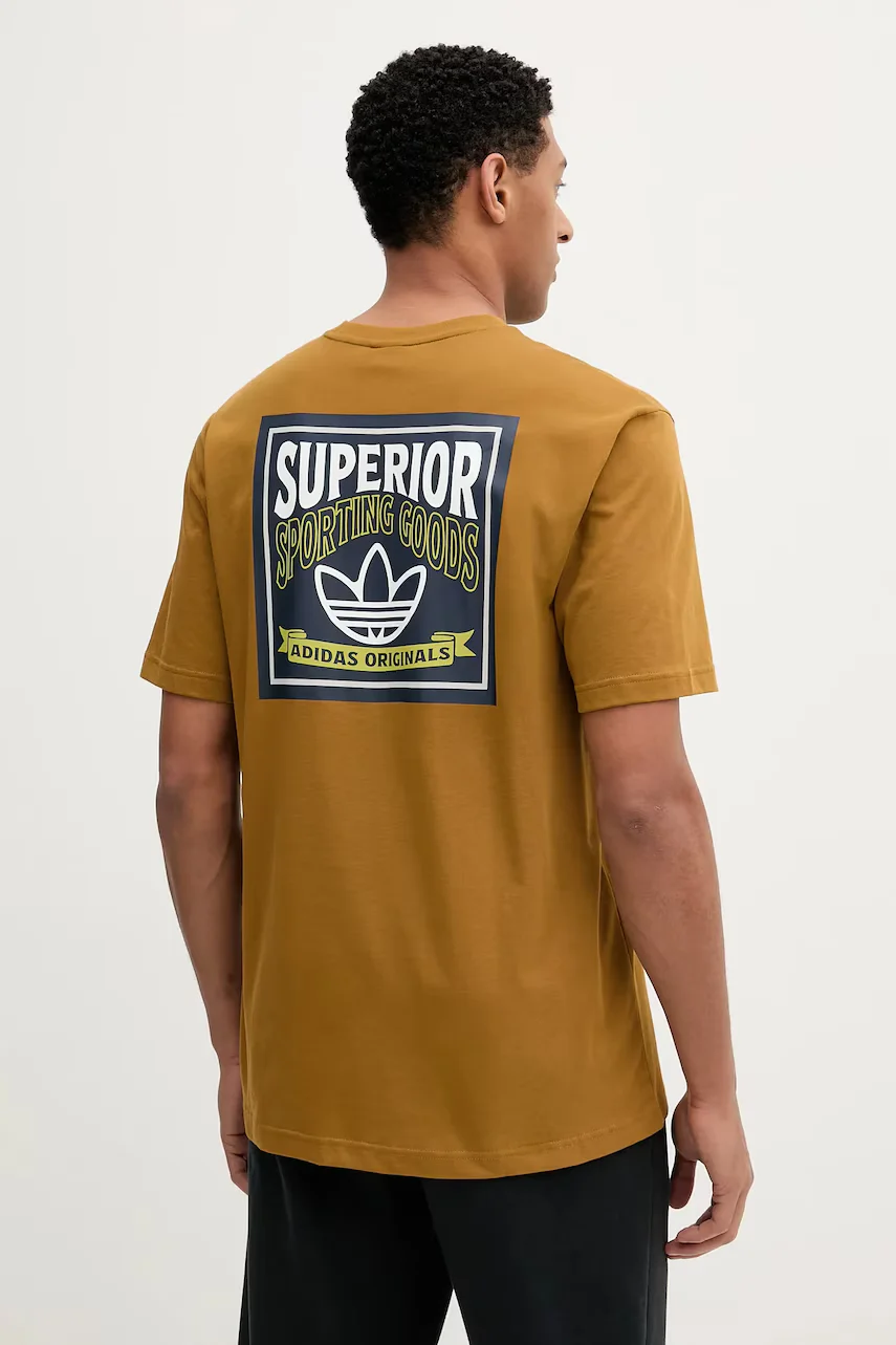 adidas Originals Памучна тениска Graphic Lo Ss T