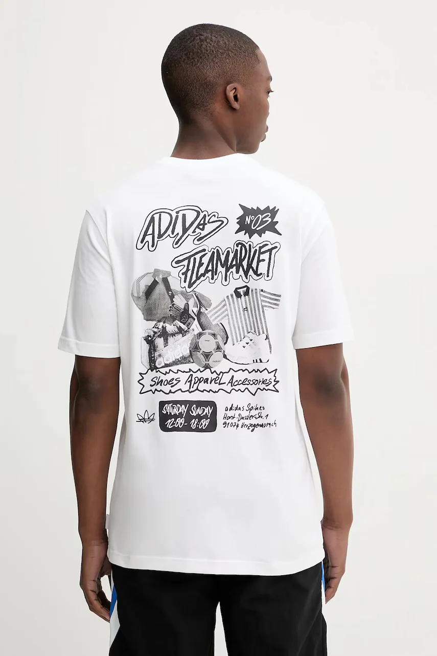 adidas Originals Памучна тениска Graphic LO TS