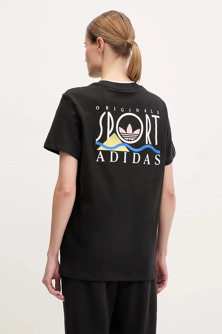 adidas Originals Памучна тениска Graphic Loose T