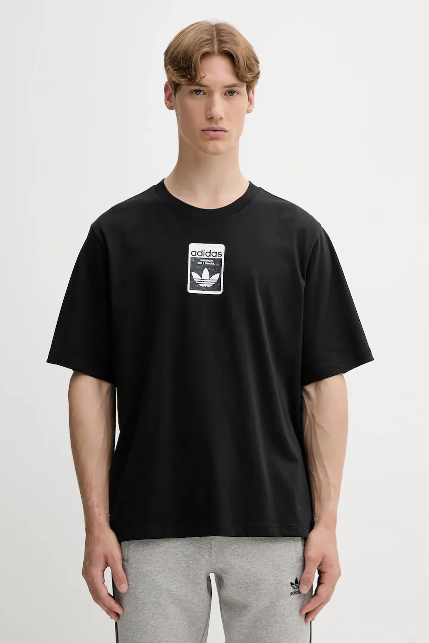 adidas Originals Памучна тениска Graphic Os Ss T