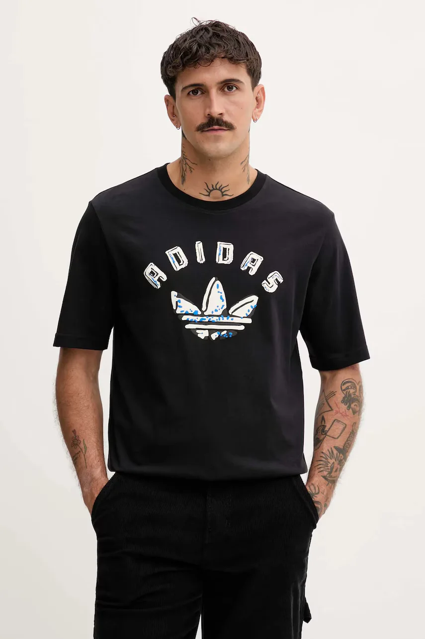 adidas Originals Памучна тениска GRFX