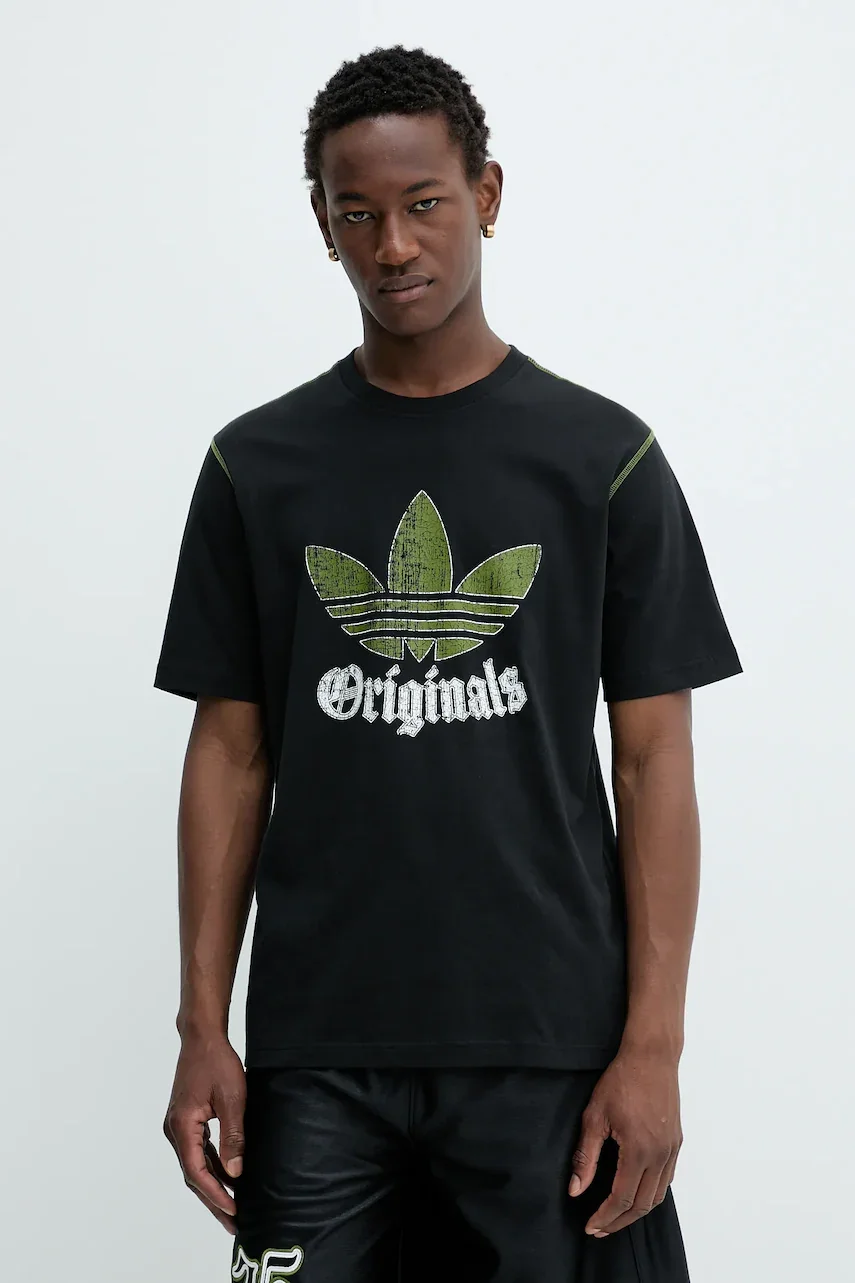 adidas Originals Памучна тениска Grfx Tee