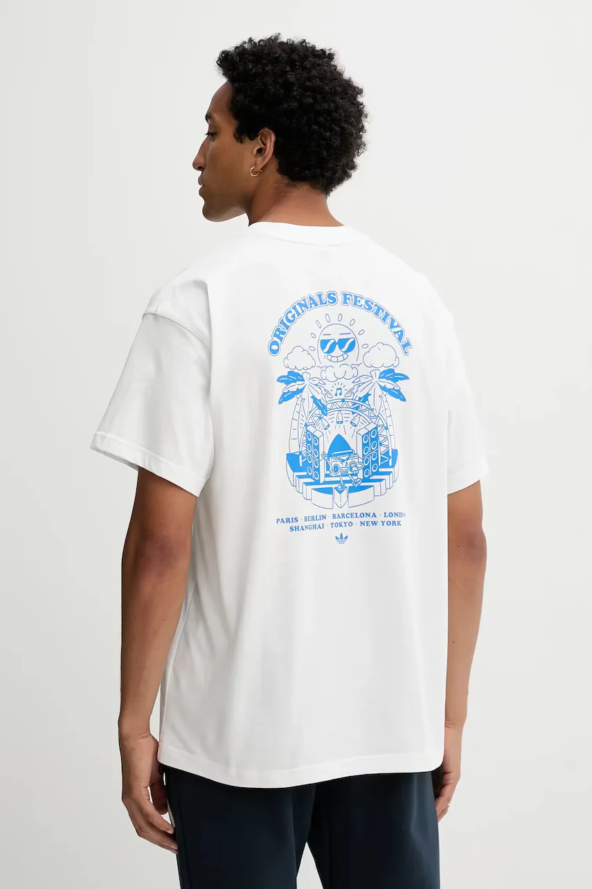 adidas Originals Памучна тениска Music Fests Tee